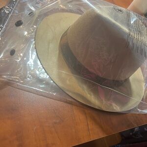 Stylish Tan Fedora Hat